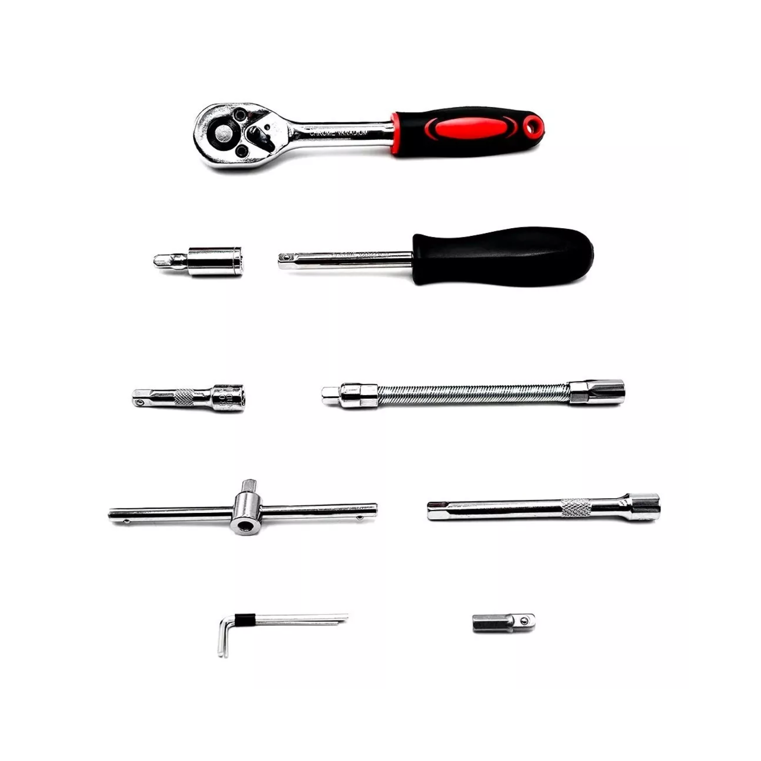 JUEGO DE COPAS RACHET 1/4 X 46 PIEZAS